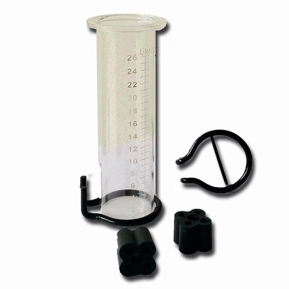 SIENA GARDEN Regenmesser Tim & Tom, aus Stahl in transparent und