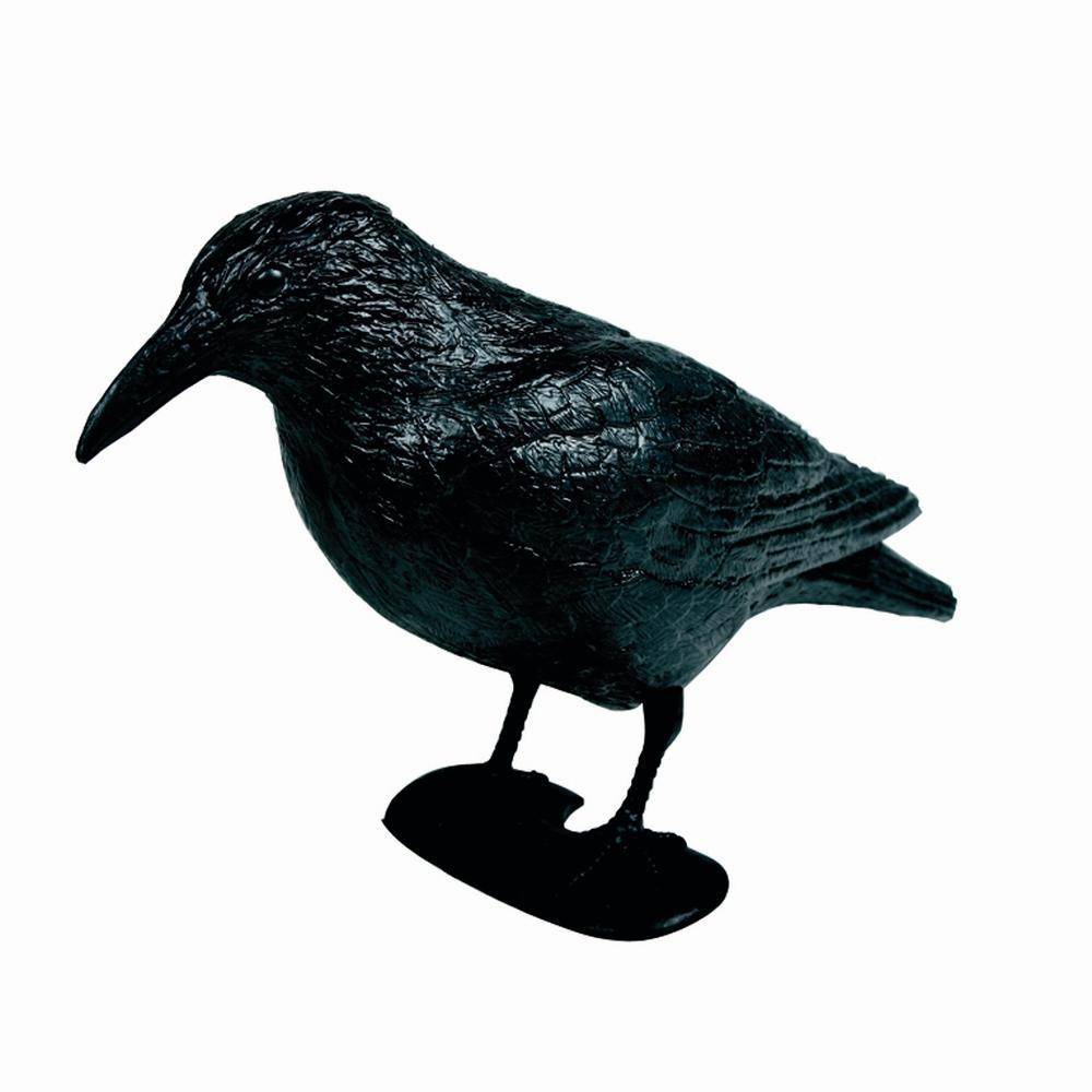 SIENA GARDEN Rabe Kunststoff 38cm schwarz mit Stab + Füßen, im