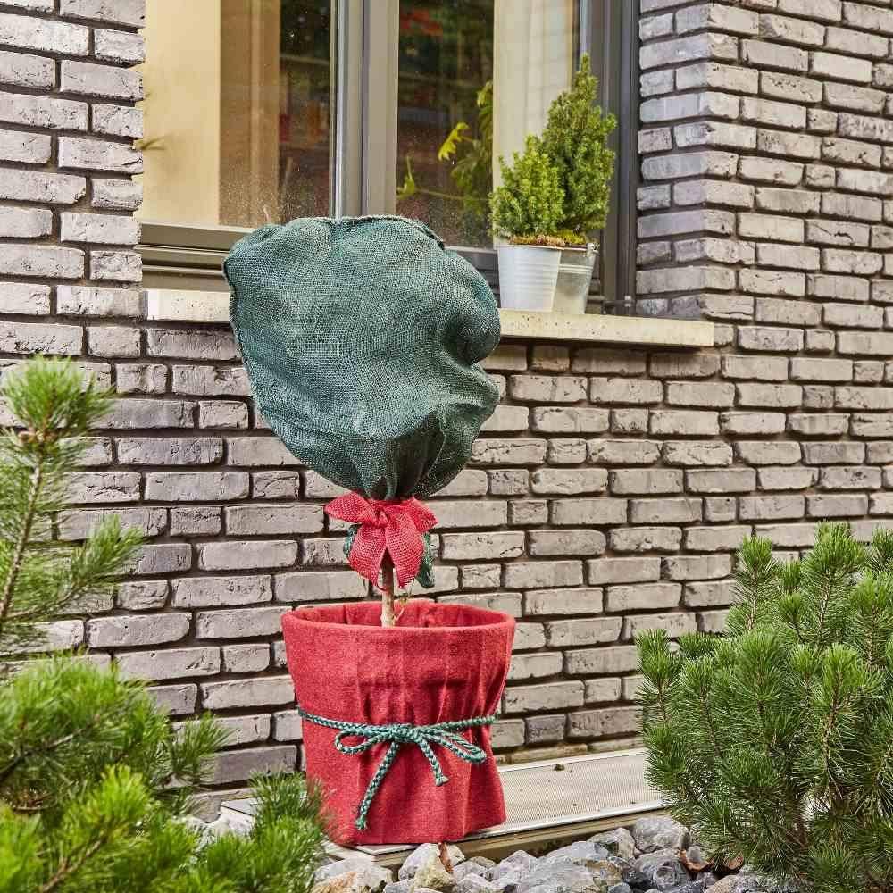 SIENA GARDEN Jute-Schutzsack, Farbe: grün, Maße: 100x110cm 100x110cm