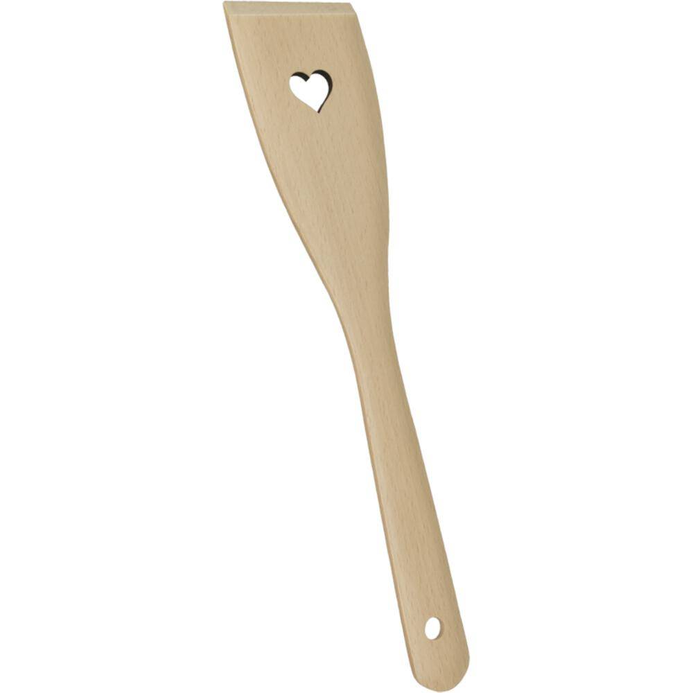 Metaltex Pfannenwender Heart 30 cm aus Buchenholz