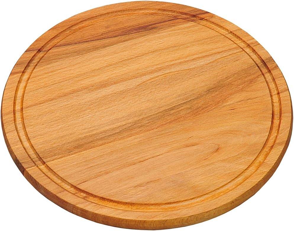 Kesper Fleischteller 30x30x1,5cm aus Buche, braun, 30 x 30 x 1.5 cm