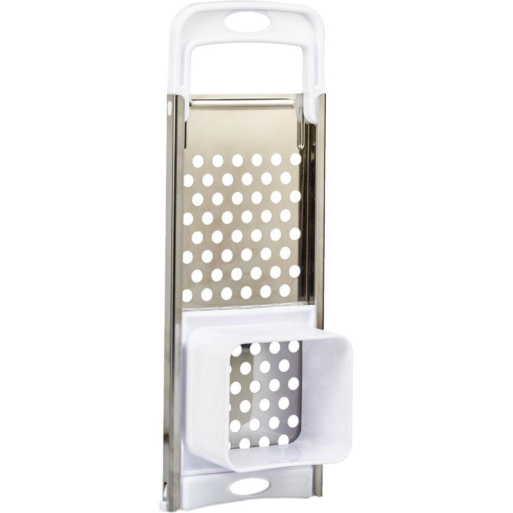 Metaltex Spätzlehobel "Knöpfle+" silber/weiß Edelstahl/ABS-Kunststoff