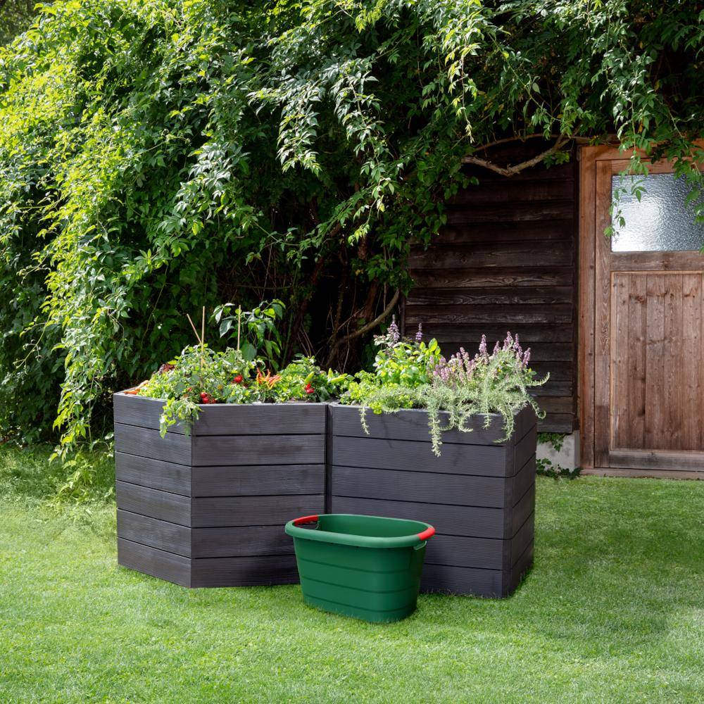 Garantia Universalkübel "Toni" 46 l oval, mit Griffen, stapelbar