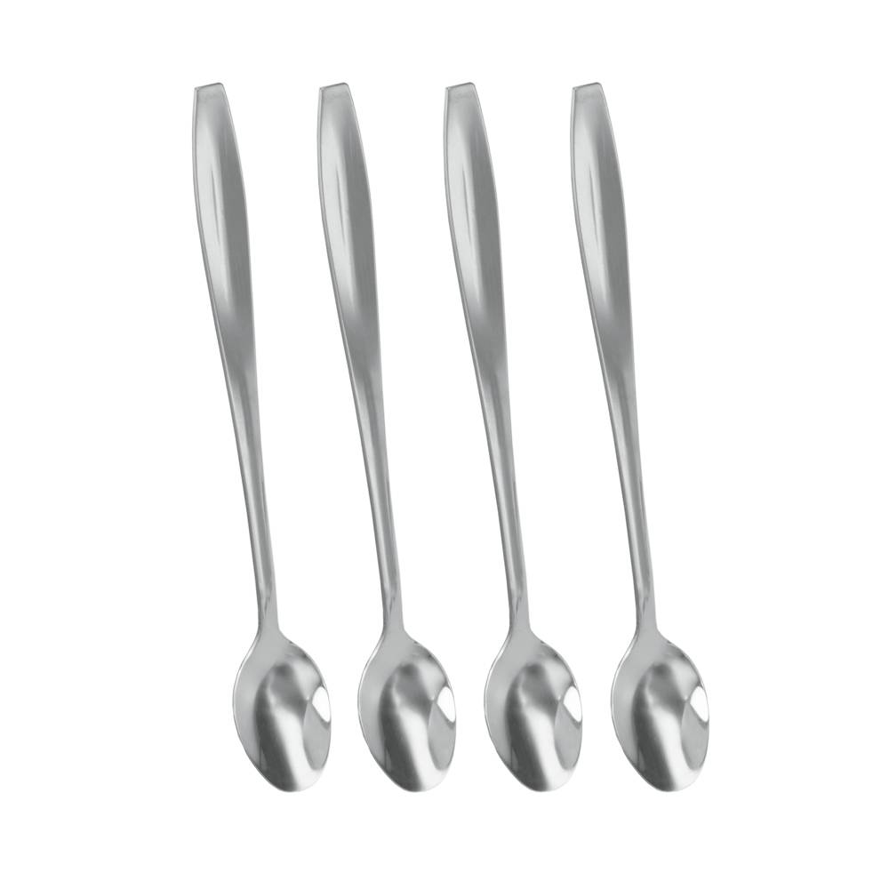 Metaltex Cocktaillöffel extra lang aus rostfreiem Edelstahl 4er Set