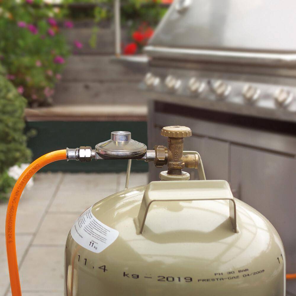 CFH Set Druckregler 50 mbar + 80 cm Schlauch