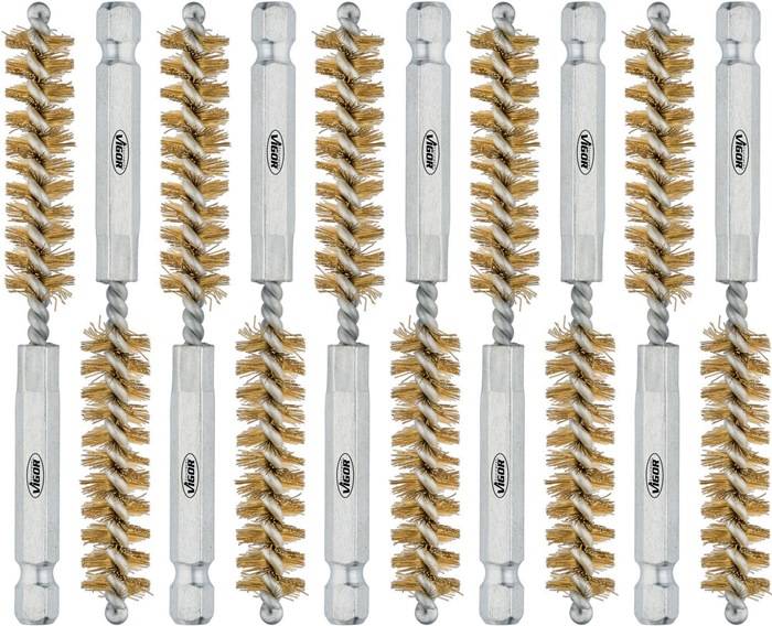 Bürste, V4646M-11, D.11mm, Messing, 10 [St]