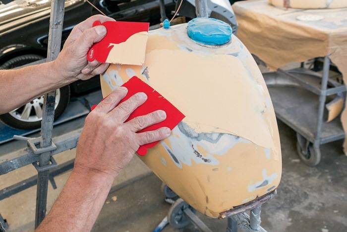 Japanspachtel, V4278, 4-tlg.Sort. B.50/80/100/120mm, Kunststoff