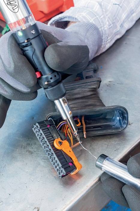 Lötkolben-Satz, V5512, Flamm-Temperatur max.1300°C, 12-tlg.