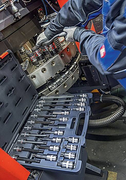 Schraubendrehereinsatz-Satz, V1918, Antr. 4k.hohl 12,5mm 1/2Zoll, Abtr. XZN XZN