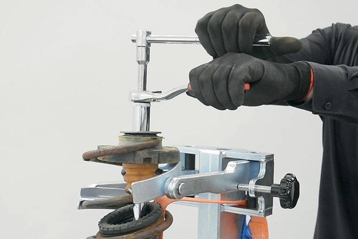 Federspanner, V4476N, inkl. 10 Federteller, 16 Werkzeuge