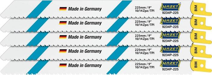 Metallsägeblatt 9234P-225/5, Metall 2 – 10 mm, Anzahl Werkzeuge: 5, HAZET