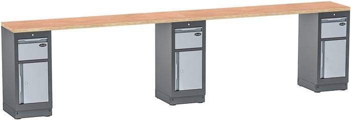 Arbeitsplatte V6000-02036 B500 / 2036xTxH40mm HO VIGOR