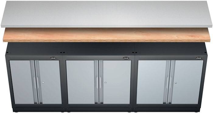 Arbeitsplatte V6000-02404 B2404xT500xH40mm HO VIGOR