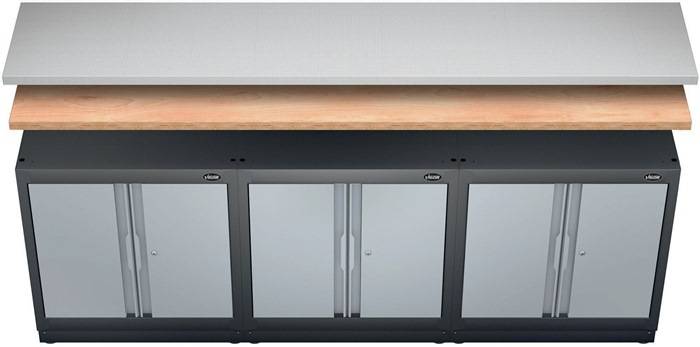 Arbeitsplatte V6000-02588-X B2588xT500xH40mm VA VIGOR