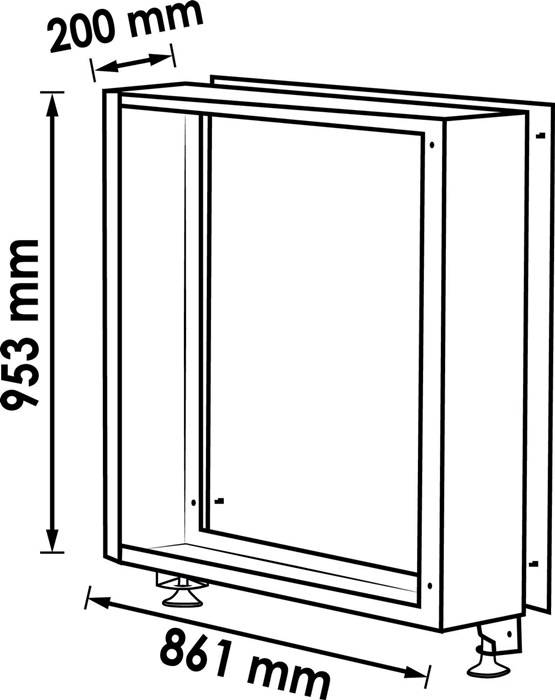 Unterbau V6000-04 x , x mm, VIGOR
