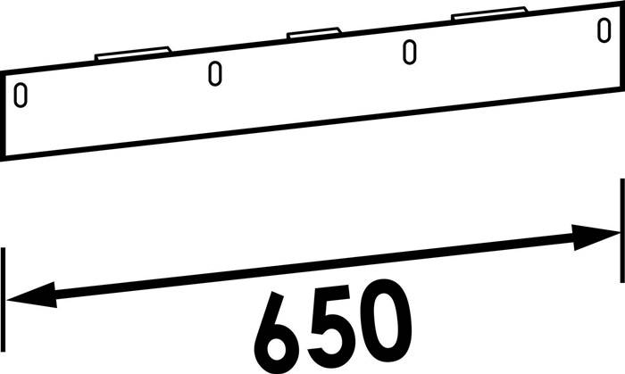 Unterfahrsockel V6000-043, x xTmm, VIGOR