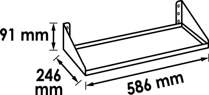 Regalboden V6000-050, für x mm, für , VIGOR