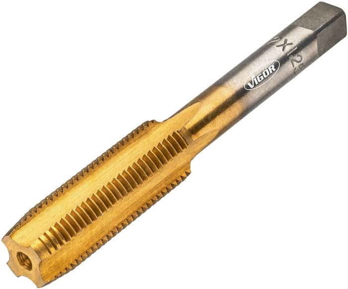 Handgewindebohrer V7181/4, M 12 x 1,25 TIN, VIGOR