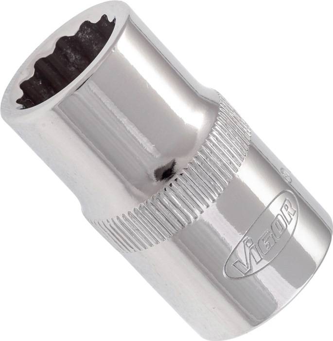 Steckschlüsseleinsatz V7512-13, Antr. 1/2 Zoll - Abtr. A.-Dpp-6kt. 13mm, VIGOR