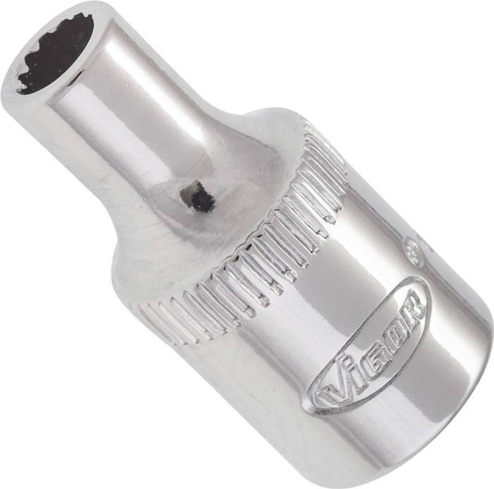 Steckschlüsseleinsatz V7514-4, Antrieb 1/4 Zoll - Abtrieb A.-Dpp-6kt. 4mm, VIGOR