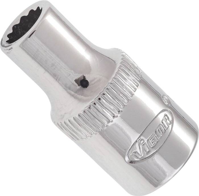 Steckschlüsseleinsatz V7514-5, Antrieb 1/4 Zoll - Abtrieb A.-Dpp-6kt. 5mm, VIGOR