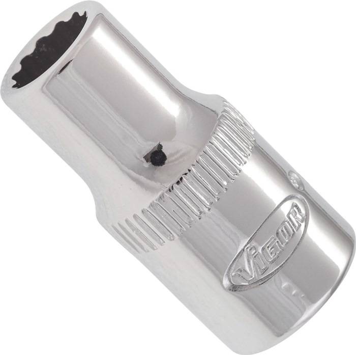 Steckschlüsseleinsatz V7514-6, Antrieb 1/4 Zoll - Abtrieb A.-Dpp-6kt. 6mm, VIGOR