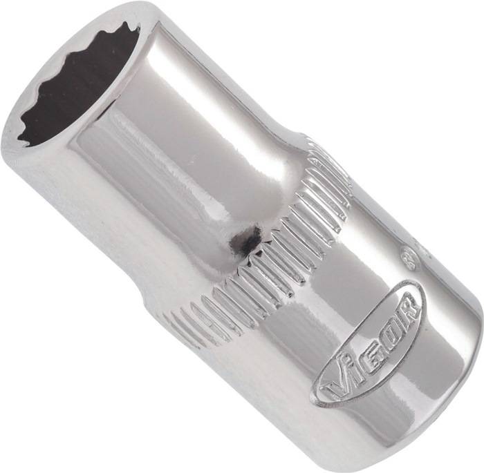 Steckschlüsseleinsatz V7514-7, Antrieb 1/4 Zoll - Abtrieb A.-Dpp-6kt. 7mm, VIGOR