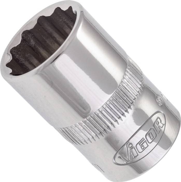 Steckschlüsseleinsatz V7538-13, Antr. 3/8 Zoll - Abtr. A.-Dpp-6kt. 13mm, VIGOR