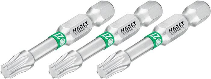 Bit 2223NSLG-T27/3 3 St.T27 1/4 Zoll Innen TORX® lang HAZET