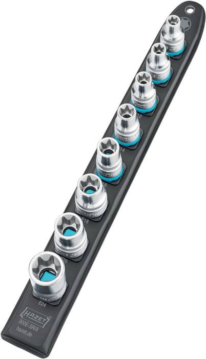 Steckschlüsseleinsatz-Satz 900E-SR/8 8-tlg.Außen TORX® Pro Antr.12,5mm HAZET