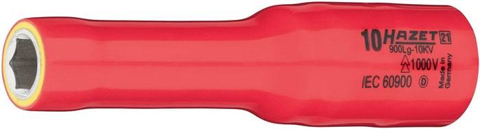 Steckschlüsseleinsatz 900LG-10KV 1/2 Zoll Außen-Sechskant SW 10mm L.101mm HAZET