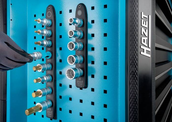 Steckschlüsseleinsatz-Satz 986-SR/8 8-tlg.Innen-Sechskant Pro Antr.12,5mm HAZET
