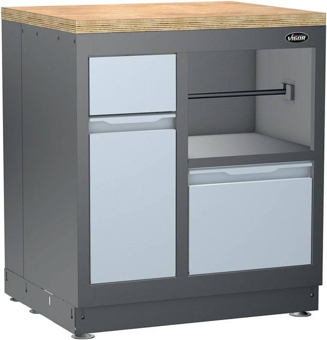 Arbeitsplatte V6000-0861-D B861xT700xH40mm HO VIGOR