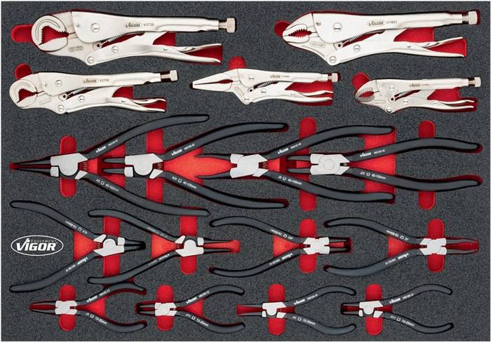 Werkzeugmodul V6816N L (563x393 mm) Zangensatz VIGOR