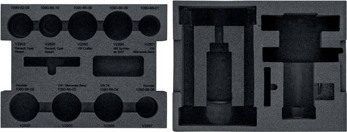Weichschaumeinlage V7857-L leer Gr.M (282 x 393 x 35 mm) VIGOR