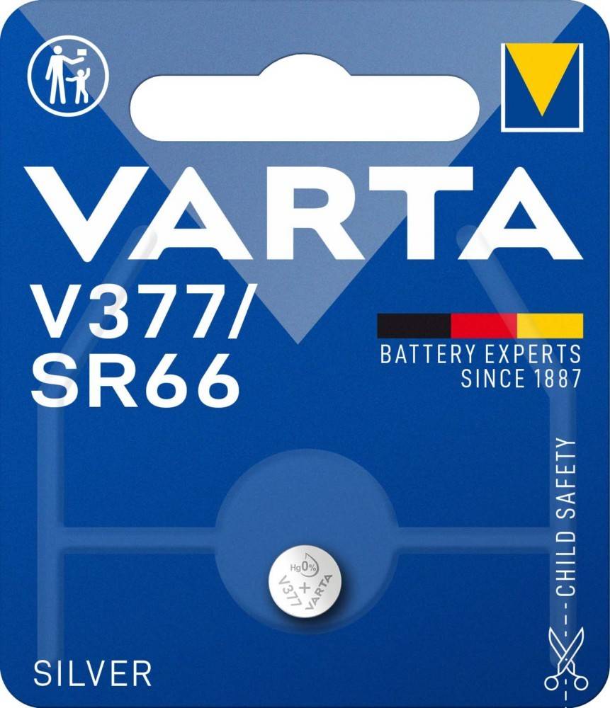 Verpackung für VARTA V377/SR66 Batterie; 