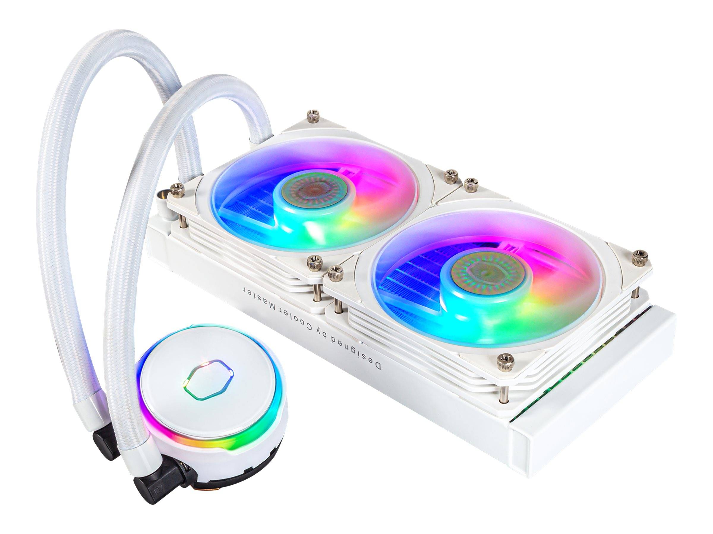 Cooler Master MasterLiquid PL240 FLUX - Prozessor-Flüssigkeitskühlsystem - Kühlergröße: 240 mm - (für: LGA1156, AM2, AM2