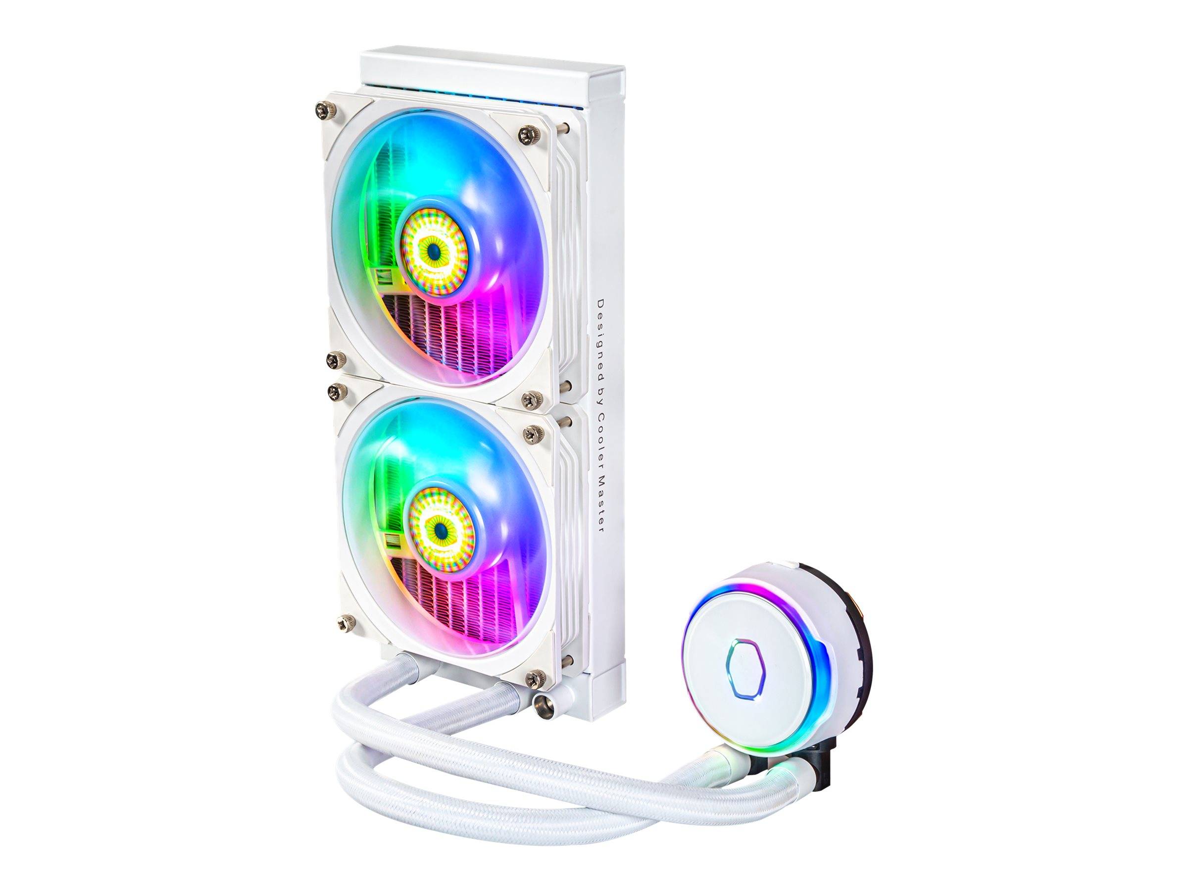 Cooler Master MasterLiquid PL240 FLUX - Prozessor-Flüssigkeitskühlsystem - Kühlergröße: 240 mm - (für: LGA1156, AM2, AM2