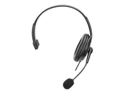 Manhattan Mono Over-Ear Headset (USB), Reversible Microphone Boom (padded)