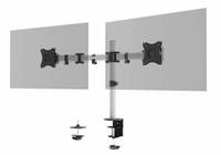DURABLE SELECT - Befestigungskit (Gelenkarm, Klammer, Spalte, Schraubmontage) - für 2 LCD-Displays - Kunststoff, Alumini