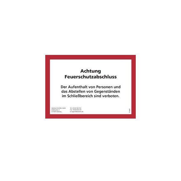 Hekatron Vertriebs Hinweisschild 3710691