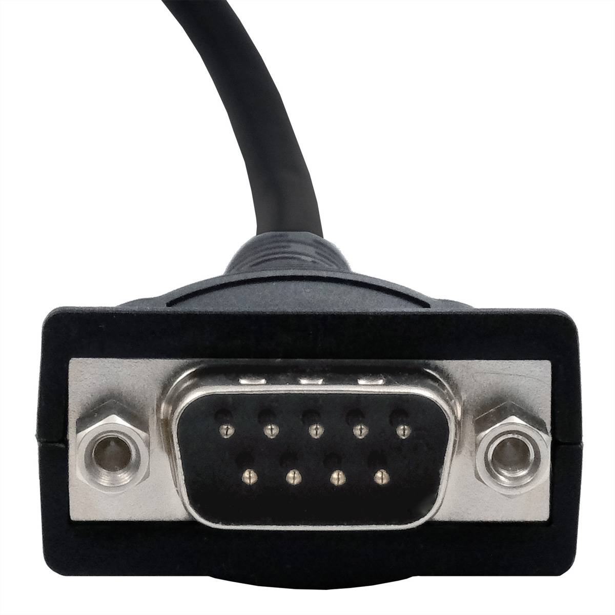 EXSYS EX-23001 USB 2.0 mit C- und A-Stecker zu 1 x Seriell RS-232 Kabel mit 9 Pin Stecker FTDI Chip-Set