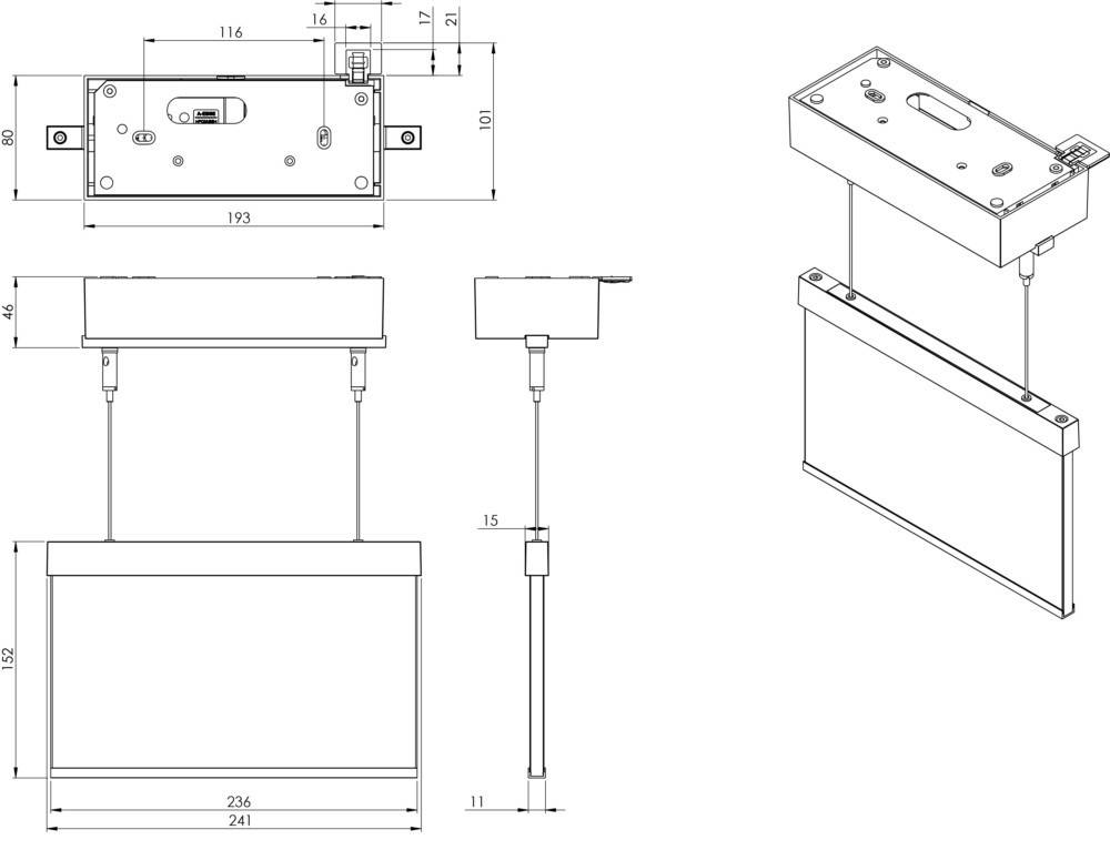 RP-Technik LED-Rettungszeichenleuchte AMDC009ML-E