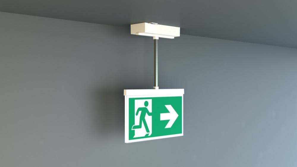 RP-Technik Rettungszeichenleuchte AMDP003SC