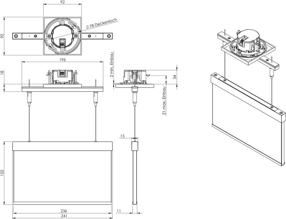 RP-Technik Rettungszeichenleuchte AMEC009ML