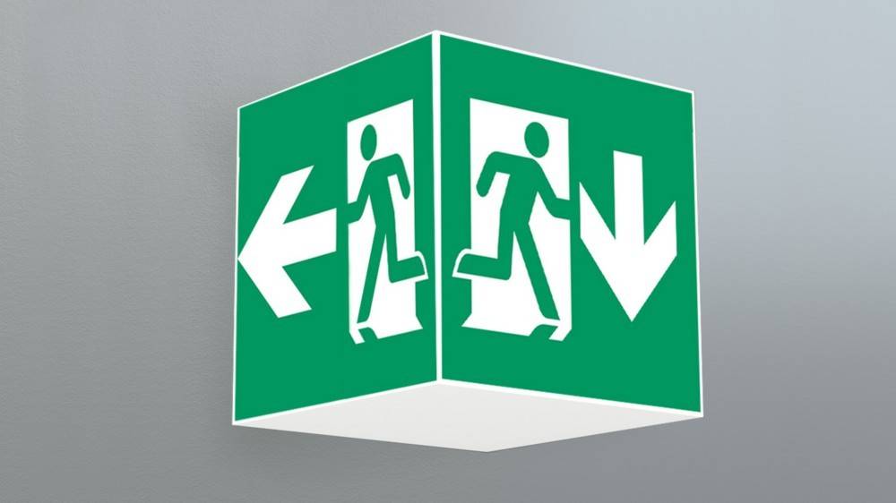 RP-Technik LED-Rettungszeichenleuchte WXD411SC