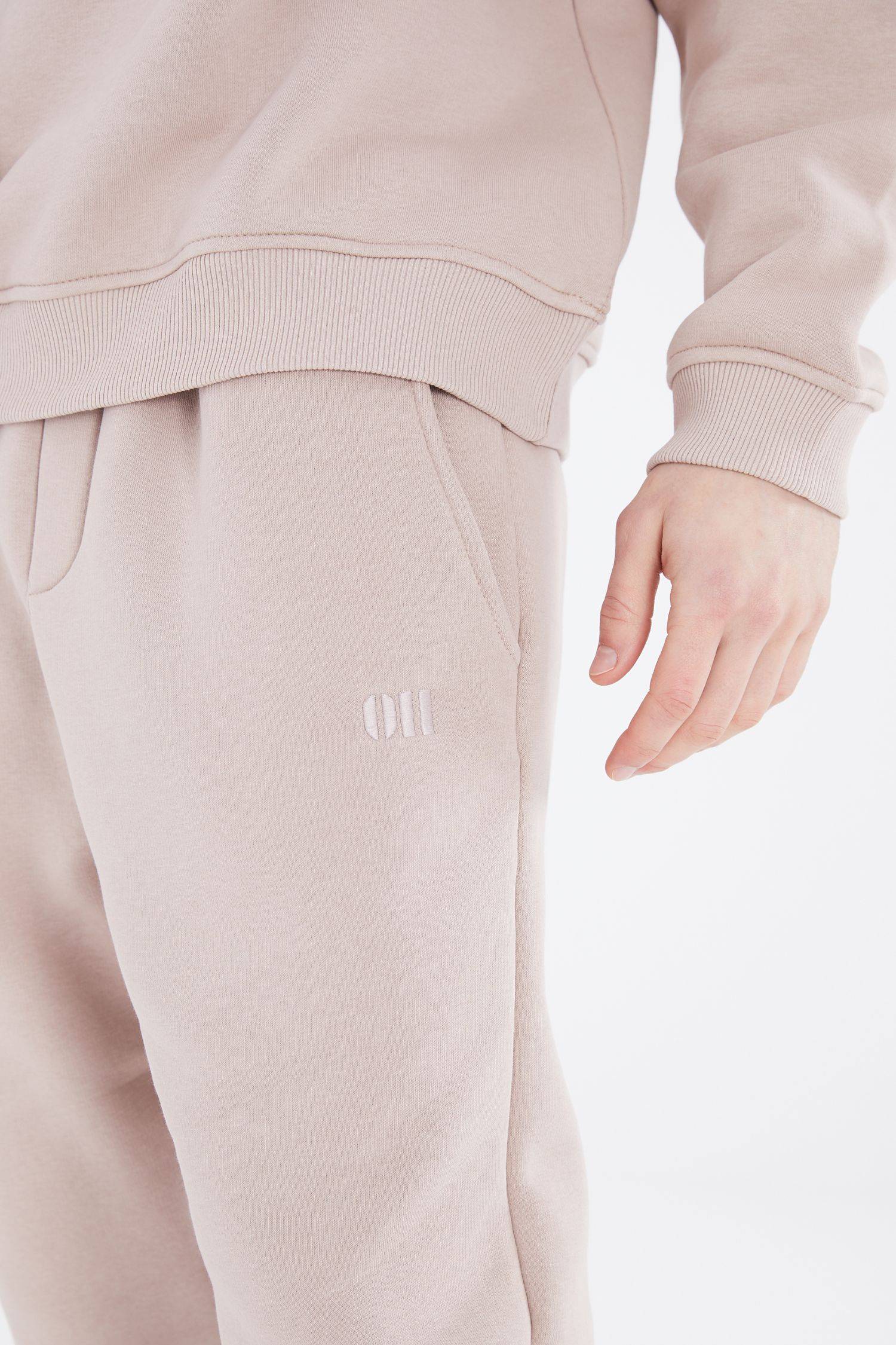 Basic Sweatshirt Oversize Fit Pullover Unisex XL Beige