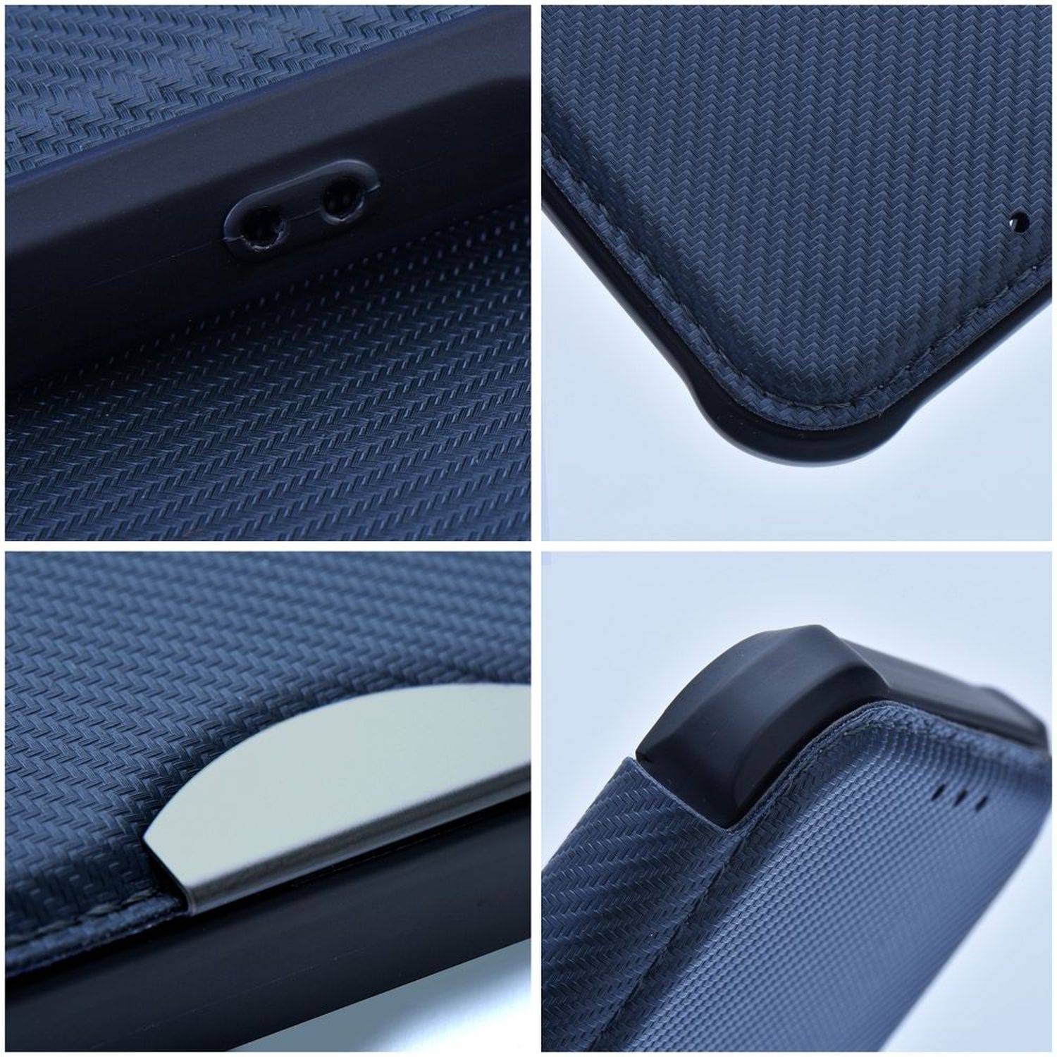 Hülle "Razor" Magnet Carbon-Cover Kameraschutz kompatibel mit Samsung Galaxy S23 (S911B) Blau