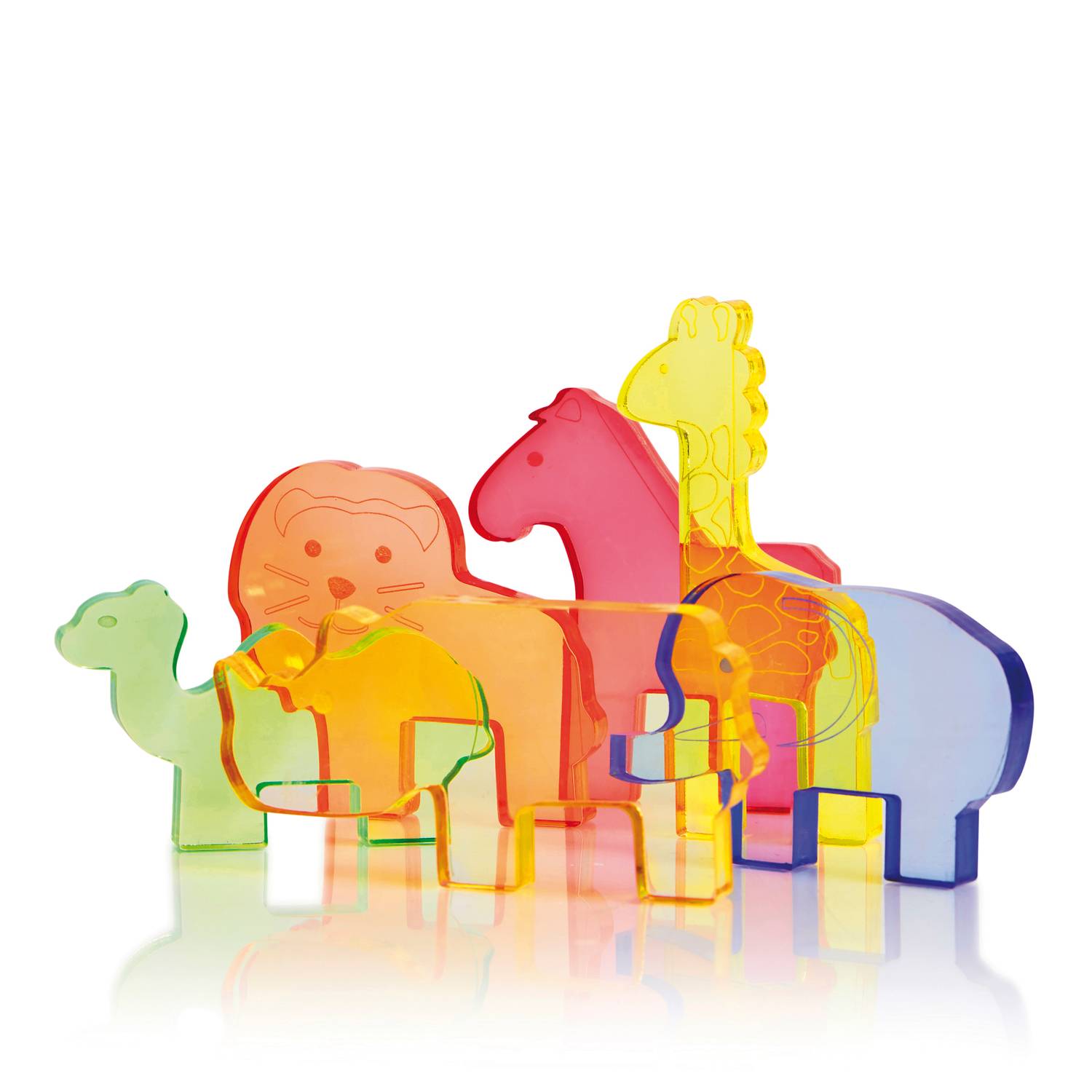 EDUPLAY 120772 Acryl Wildtiere 6er Set