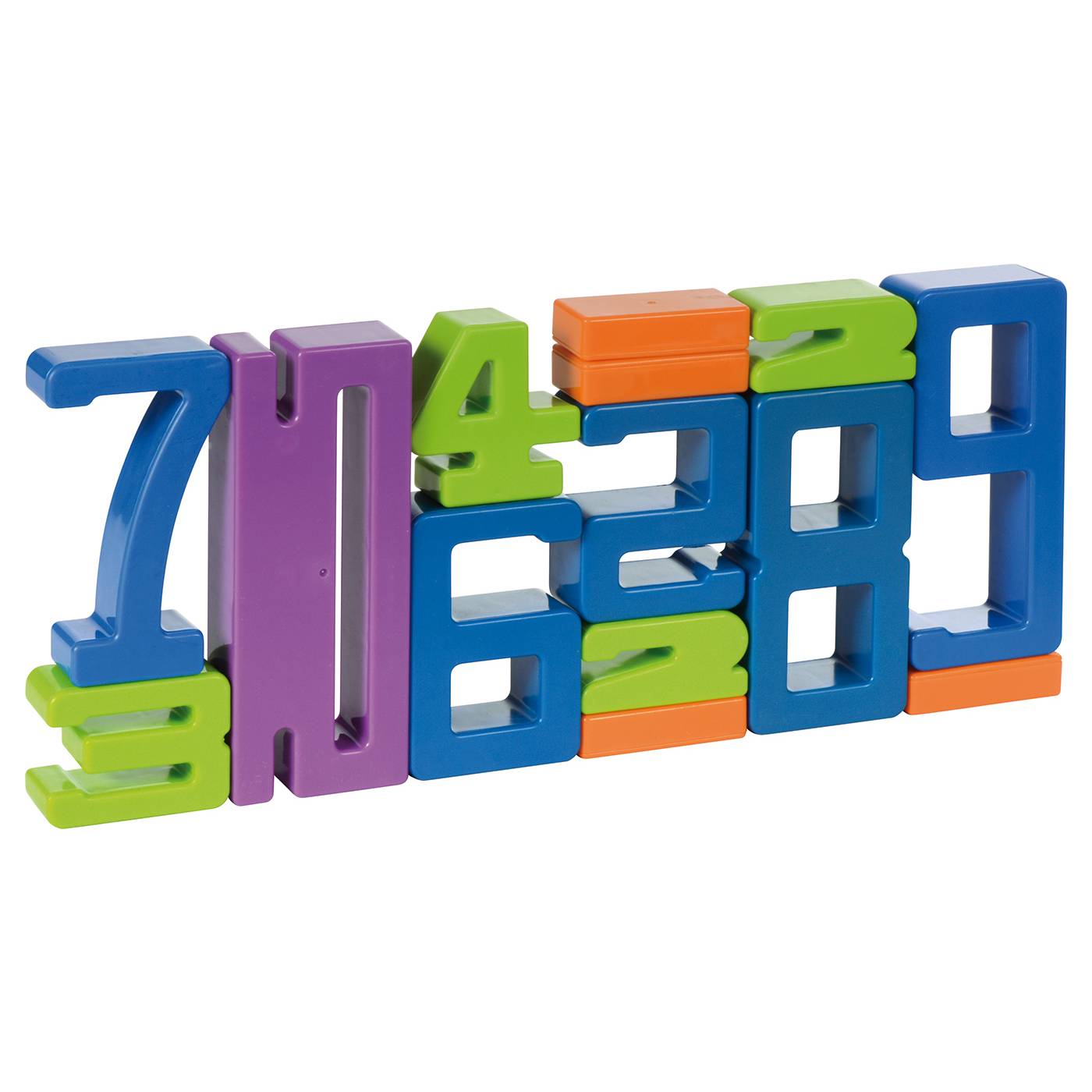 EDUPLAY 120780 Zahlen-Bausteine 17er Set